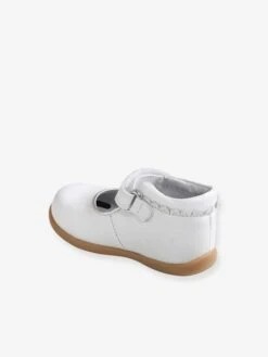 Babies Cuir Bébé Fille Blanc - Vertbaudet -Pampero Boutique babies cuir bebe fille 4