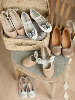 Ballerines Cuir Fille Bleu Marine - Vertbaudet -Pampero Boutique ballerines cuir fille 4