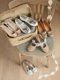 Ballerines Cuir Fille Bleu Marine - Vertbaudet -Pampero Boutique ballerines cuir fille 5