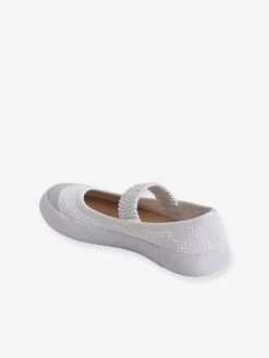 Ballerines En Toile Fille Denim Imprimé Coeur - Vertbaudet -Pampero Boutique ballerines en toile fille 2