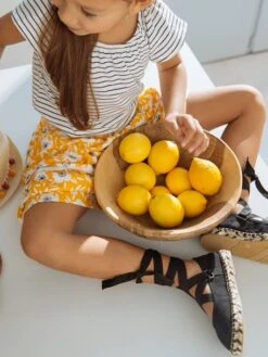 Ballerines Espadrilles Fille En Toile Noir - Vertbaudet -Pampero Boutique ballerines espadrilles fille en toile 5