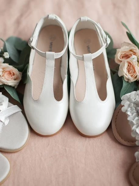 Ballerines Salomés Fille Rose Pâle - Vertbaudet 4 Ballerines Salomés Fille Rose Pâle - Vertbaudet – Image 2