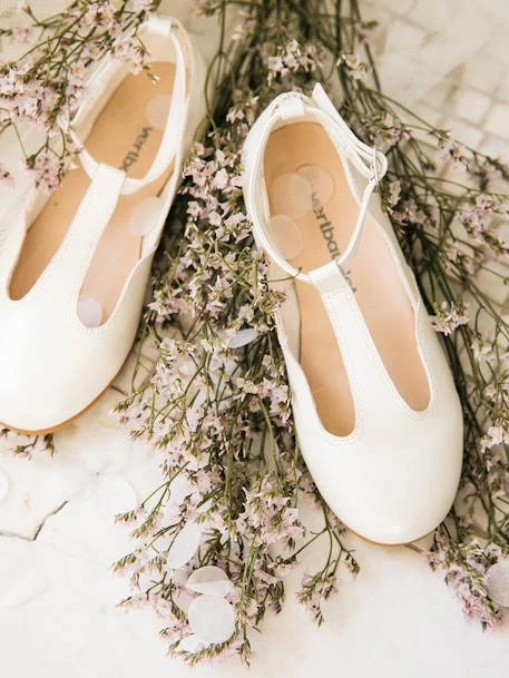 Ballerines Salomés Fille Rose Pâle - Vertbaudet 6 Ballerines Salomés Fille Rose Pâle - Vertbaudet – Image 4