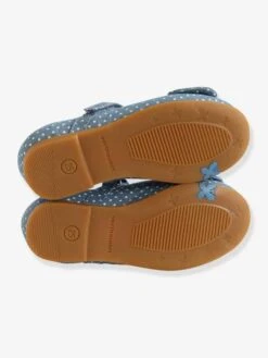 Ballerines Scratchées Fille Collection Maternelle Blue Denim - Vertbaudet -Pampero Boutique ballerines scratchees fille collection maternelle 4
