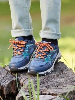 Baskets à Lacets Enfant Bleu - Vertbaudet