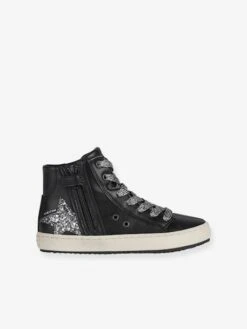 Baskets Cuir Mid Fille Kalispera GEOX® Noir - Geox