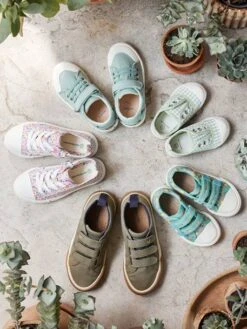 Baskets Fille En Toile Fantaisie Blush - Vertbaudet