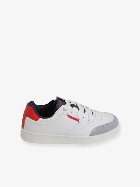 Baskets Garçon Lacées Et Zippées Blanc - Vertbaudet 4 Baskets Garçon Lacées Et Zippées Blanc - Vertbaudet – Image 2