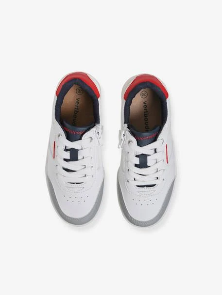 Baskets Garçon Lacées Et Zippées Blanc - Vertbaudet 6 Baskets Garçon Lacées Et Zippées Blanc - Vertbaudet – Image 4