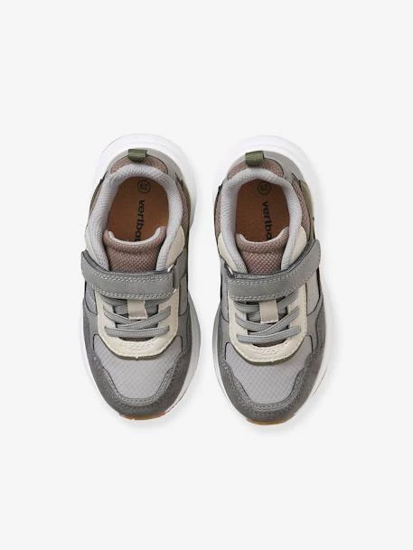 Baskets Lacées Et Scratchées Garçon Gris - Vertbaudet 6 Baskets Lacées Et Scratchées Garçon Gris - Vertbaudet – Image 4