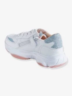 Baskets Lacées Et Zippées Fille Esprit Running Blanc - Vertbaudet -Pampero Boutique baskets lacees et zippees fille esprit running 4