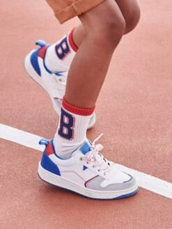 Baskets Lacées Et Zippées Garçon Blanc - Vertbaudet -Pampero Boutique baskets lacees et zippees garcon 2