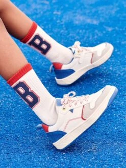 Baskets Lacées Et Zippées Garçon Blanc - Vertbaudet -Pampero Boutique baskets lacees et zippees garcon 3