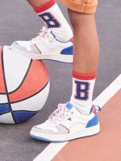 Baskets Lacées Et Zippées Garçon Blanc - Vertbaudet -Pampero Boutique baskets lacees et zippees garcon 4