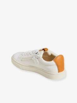 Baskets Lacées Et Zippées Garçon Blanc - Vertbaudet -Pampero Boutique baskets lacees et zippees garcon 9