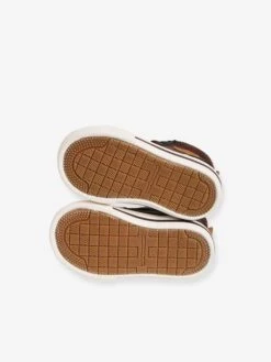 Baskets Mid Bébé Détails Velours Marron - Vertbaudet -Pampero Boutique baskets mid bebe details velours 4