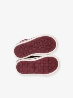 Baskets Mid Bébé Fille Détails Velours Vieux Rose - Vertbaudet -Pampero Boutique baskets mid bebe fille details velours 5