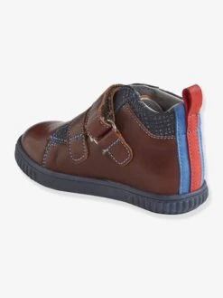 Baskets Mid En Cuir Bébé Garçon Marron - Vertbaudet -Pampero Boutique baskets mid en cuir bebe garcon 2