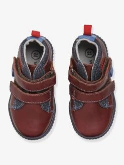 Baskets Mid En Cuir Bébé Garçon Marron - Vertbaudet -Pampero Boutique baskets mid en cuir bebe garcon 3