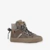Baskets Mid Fille Kalispera Girl I WWF GEOX® Gris Fume - Geox -Pampero Boutique baskets mid fille kalispera girl i wwf geox
