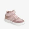 Baskets Mid Lacées Et Scratchées Fille Rose - Vertbaudet -Pampero Boutique baskets mid lacees et scratchees fille