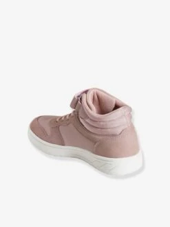 Baskets Mid Lacées Et Scratchées Fille Rose - Vertbaudet -Pampero Boutique baskets mid lacees et scratchees fille 2