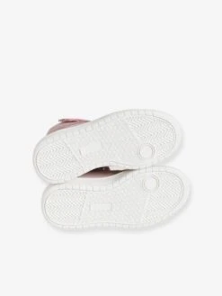 Baskets Mid Lacées Et Scratchées Fille Rose - Vertbaudet -Pampero Boutique baskets mid lacees et scratchees fille 4