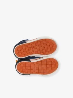 Baskets Mid Lacées Et Zippées Bébé Bleu - Vertbaudet -Pampero Boutique baskets mid lacees et zippees bebe 4