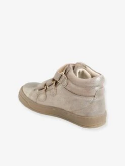 Baskets Montantes Cuir Irisé Fille Collection Maternelle Or - Vertbaudet -Pampero Boutique baskets montantes cuir irise fille collection maternelle 3