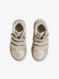 Baskets Montantes Cuir Irisé Fille Collection Maternelle Or - Vertbaudet -Pampero Boutique baskets montantes cuir irise fille collection maternelle 4