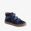 Baskets Montantes Cuir Scratchées Garçon Marine - Vertbaudet -Pampero Boutique baskets montantes cuir scratchees garcon