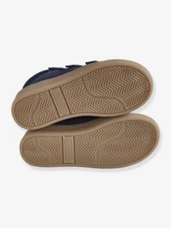 Baskets Montantes Cuir Scratchées Garçon Marine - Vertbaudet -Pampero Boutique baskets montantes cuir scratchees garcon 4