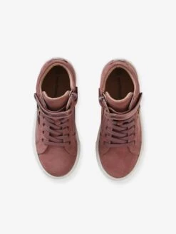 Baskets Montantes En Cuir Fille Rose - Vertbaudet -Pampero Boutique baskets montantes en cuir fille 10