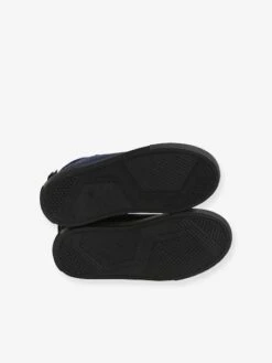 Baskets Montantes En Cuir Fille Marine Fonce - Vertbaudet -Pampero Boutique baskets montantes en cuir fille 5