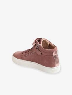 Baskets Montantes En Cuir Fille Rose - Vertbaudet -Pampero Boutique baskets montantes en cuir fille 9