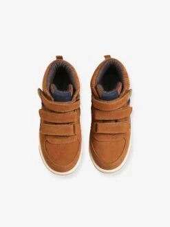 Baskets Montantes En Cuir Garçon Camel - Vertbaudet -Pampero Boutique baskets montantes en cuir garcon 4