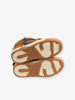 Baskets Montantes En Cuir Garçon Camel - Vertbaudet -Pampero Boutique baskets montantes en cuir garcon 5