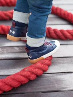 Baskets Montantes Garçon Collection Maternelle Marine - Vertbaudet -Pampero Boutique baskets montantes garcon collection maternelle 7