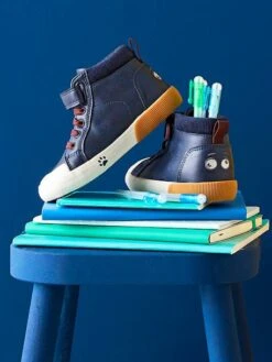 Baskets Montantes Garçon Collection Maternelle Marine - Vertbaudet -Pampero Boutique baskets montantes garcon collection maternelle 8