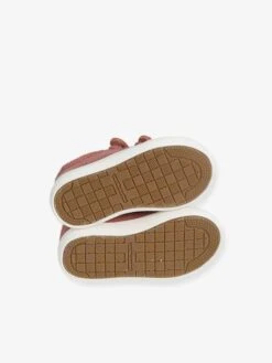 Baskets Scratchées Bébé Fille En Velours Vieux Rose - Vertbaudet -Pampero Boutique baskets scratchees bebe fille en velours 4