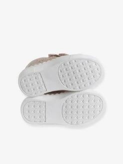 Baskets Scratchées Brodées Bébé Rose Pâle - Vertbaudet 11 Baskets Scratchées Brodées Bébé Rose Pâle - Vertbaudet -Pampero Boutique baskets scratchees brodees bebe 4