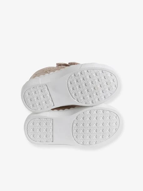 Baskets Scratchées Brodées Bébé Rose Pâle - Vertbaudet 7 Baskets Scratchées Brodées Bébé Rose Pâle - Vertbaudet – Image 5