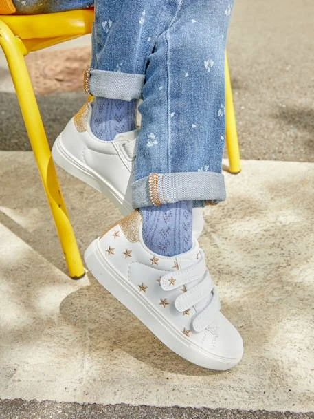 Baskets Scratchées Enfant écru - Vertbaudet 4 Baskets Scratchées Enfant écru - Vertbaudet – Image 2