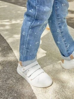 Baskets Scratchées Enfant écru - Vertbaudet