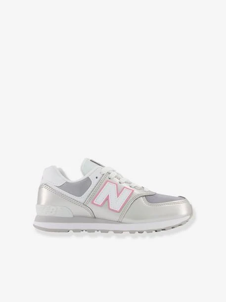 Baskets Scratchées Fille PC574LF1 NEW BALANCE Silver Metallic - New Balance 4 Baskets Scratchées Fille PC574LF1 NEW BALANCE Silver Metallic - New Balance – Image 2