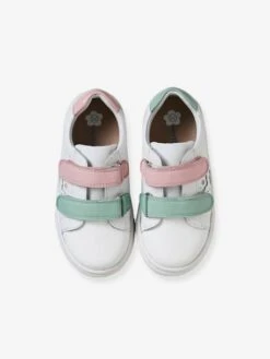 Baskets Scratchées Filles En Cuir Blanc - Vertbaudet -Pampero Boutique baskets scratchees filles en cuir 5