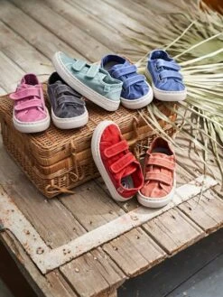 Baskets Scratchées Old Leza NATURAL WORLD® Rose - Natural World