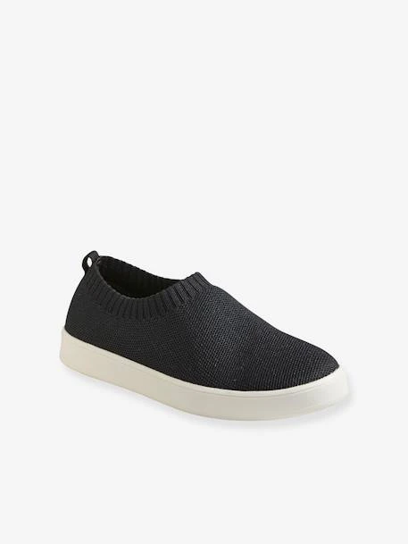 Baskets Slip-on Fille éco-responsables Noir - Vertbaudet 4 Baskets Slip-on Fille éco-responsables Noir - Vertbaudet – Image 2