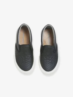 Baskets Slip-on Fille étoiles Brodées Noir - Vertbaudet -Pampero Boutique baskets slip on fille etoiles brodees 3