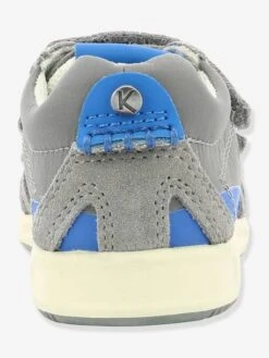 Baskets Sneakers Bébé Garçon Kick 18 KICKERS® Gris Bleu - Kickers -Pampero Boutique baskets sneakers bebe garcon kick 18 kickers 3
